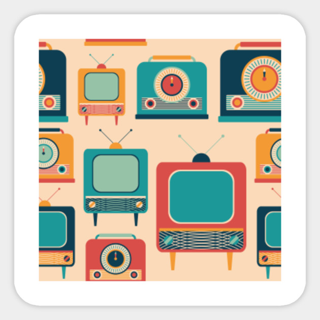 Retro Media Pattern 03